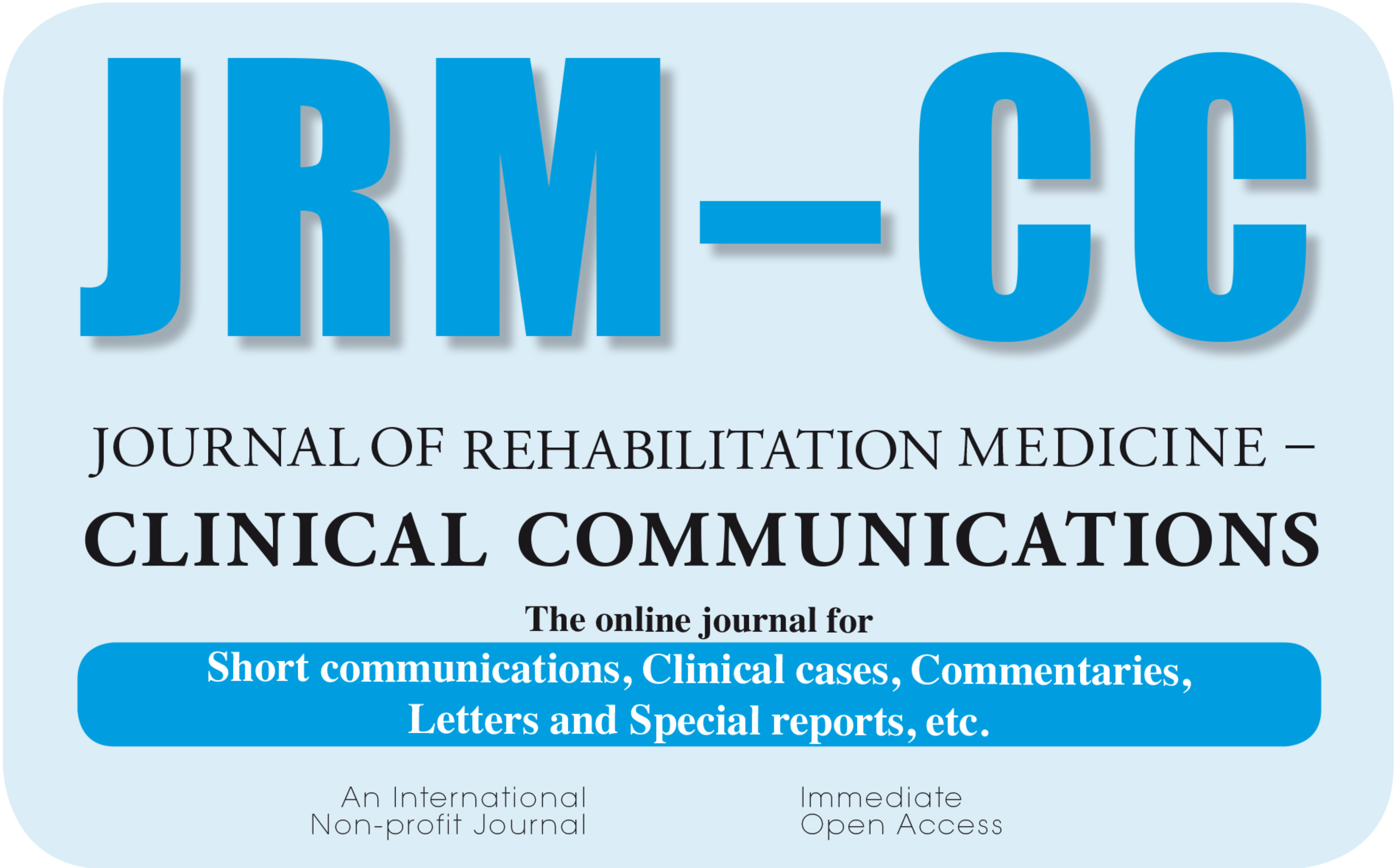 Journal Of Rehabilitation Medicine